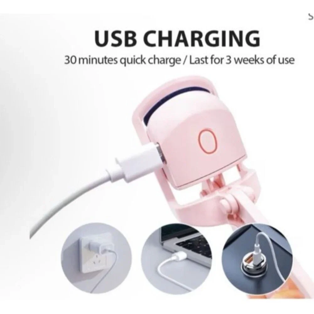 NATUHANA Electric Eyelash CurlerRapid Heated Smart Lash Curler